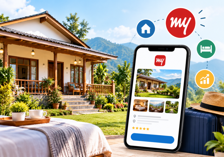 List your Guest house on MakeMyTrip