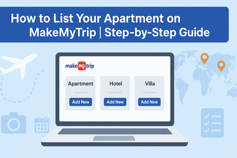 List Your Apartment on MakeMyTrip