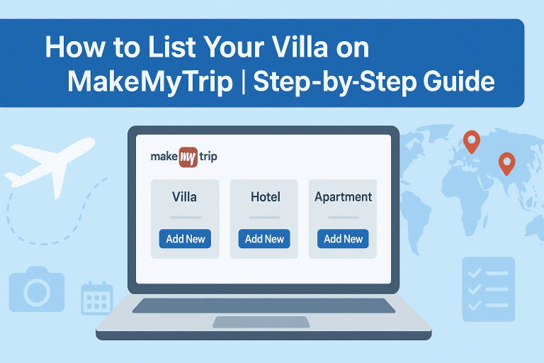 List Your Villa on MakeMyTrip