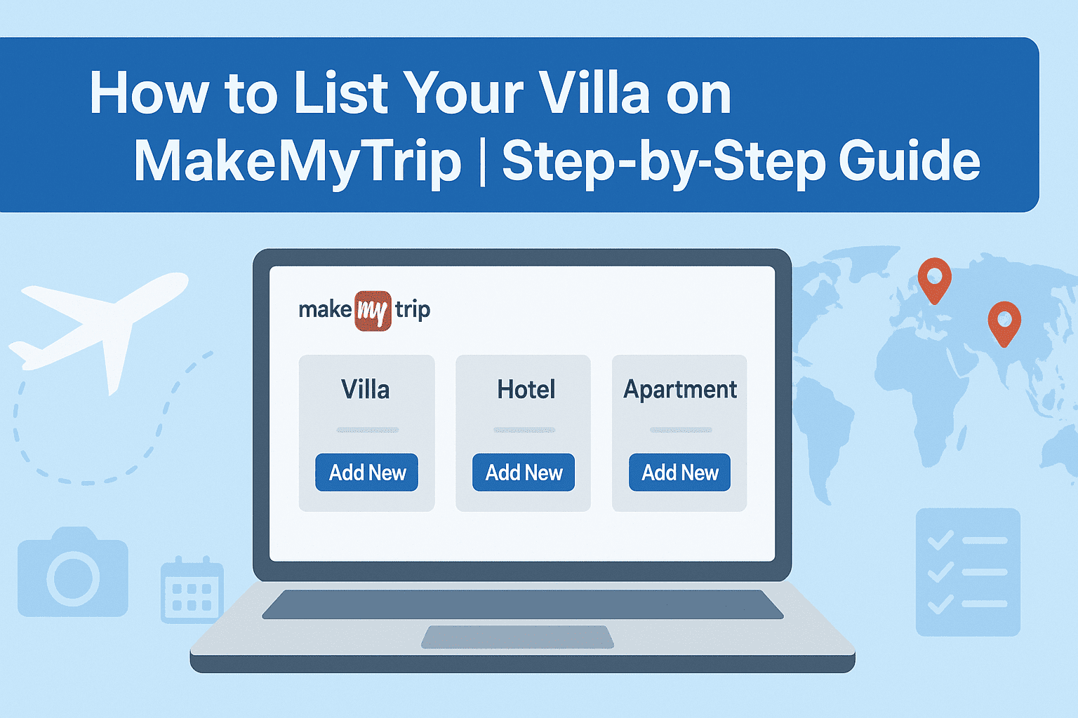 List Your Villa on MakeMyTrip