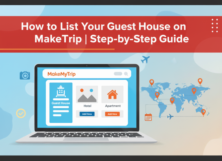 How to List Your Guest House on MakeMyTrip