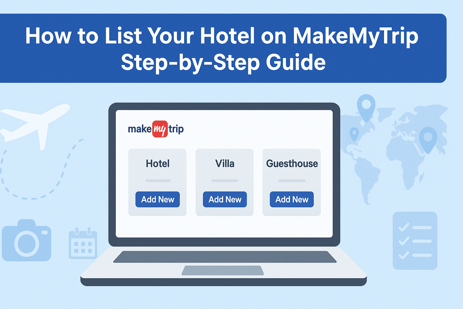 list your hotel on MakeMyTrip