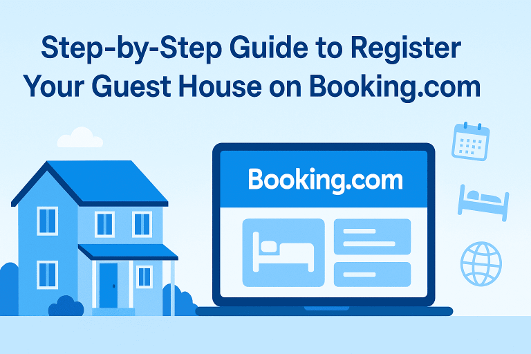 Step-by-Step Guide to Register Your Guest House on Booking.com
