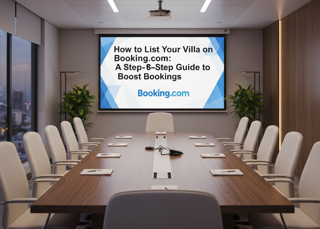 How to List Your Villa on Booking.com