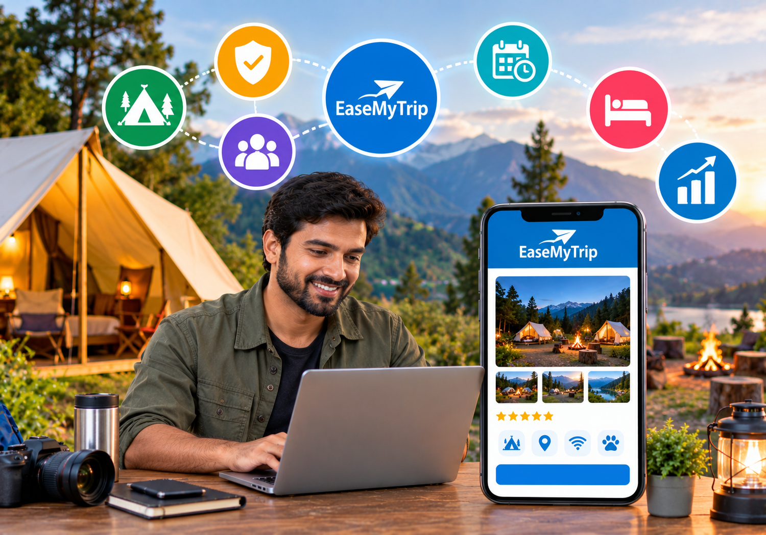 List Your Campground on EaseMyTrip