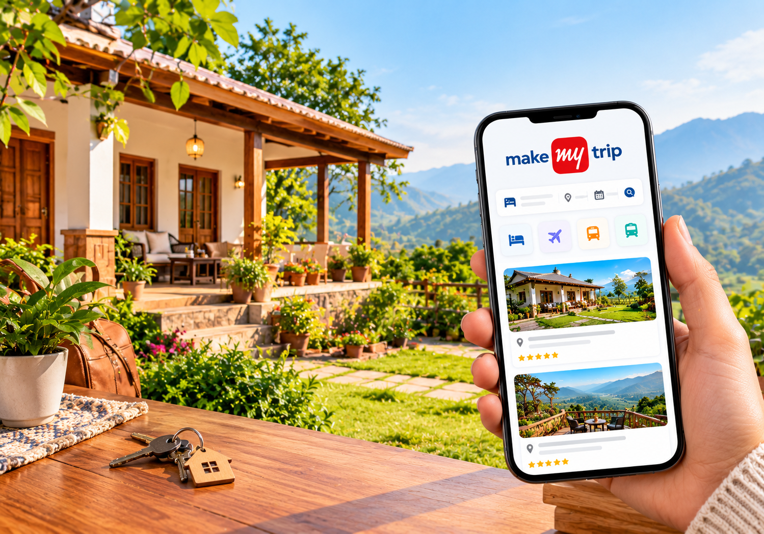 MakeMyTrip पर Guest House लिस्ट करें