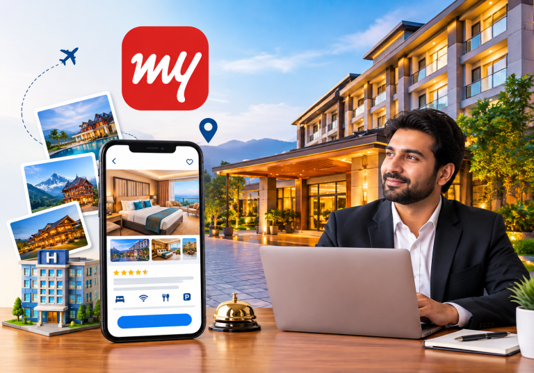 MakeMyTrip पर होटल लिस्टिंग