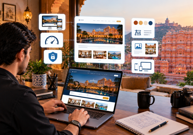 Hotel Website Designer in Jaipur