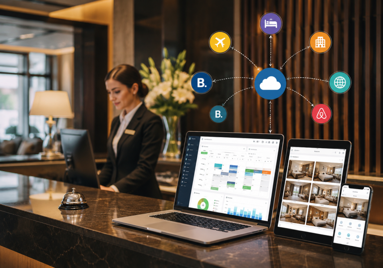 Hotel management software and channel manager in Tehla
