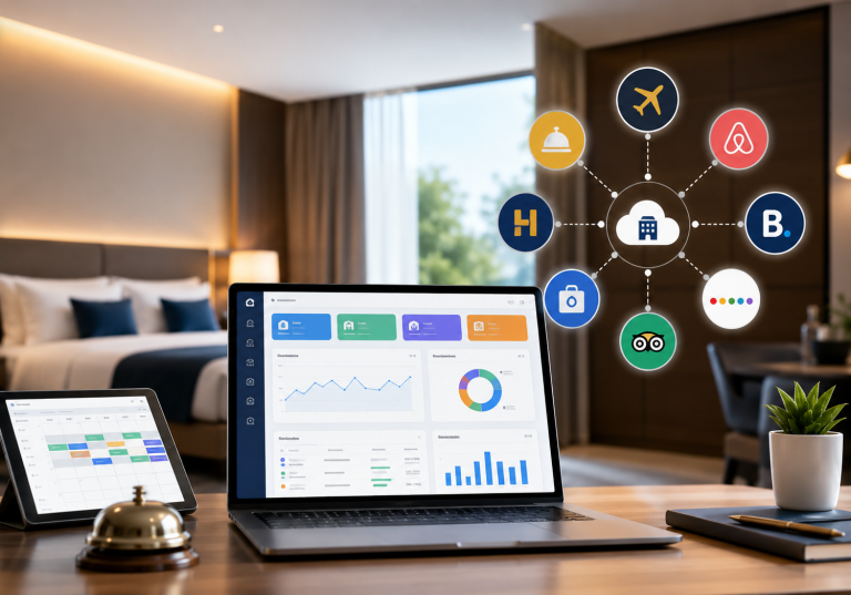 Hotel management software and channel manager in Dhauj