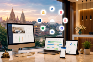 Hotel management software and channel manager in Vrindavan