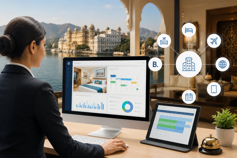 Hotel management software and channel manager in Udaipur