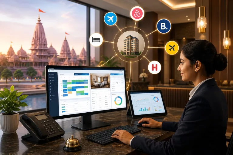 Hotel management software and channel manager in Ayodhya