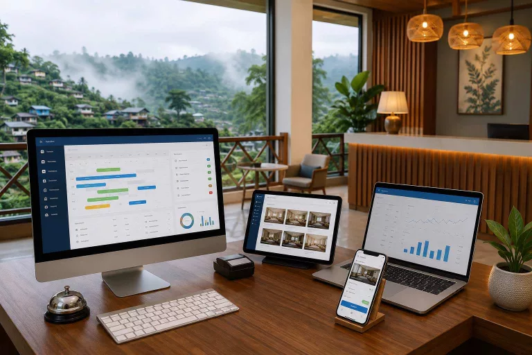 Hotel management software and channel manager in Mawlynnong
